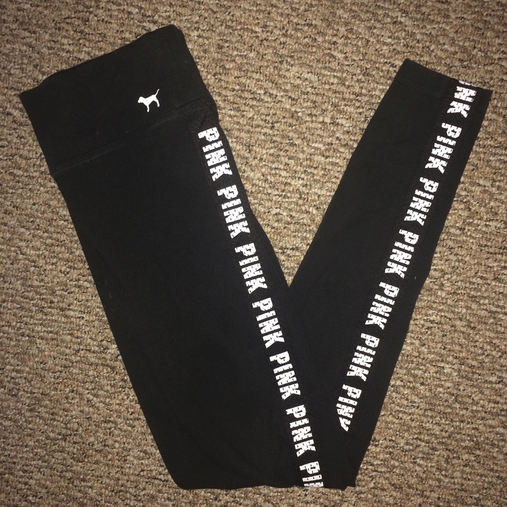 Victoria Secret's PINK Black Yoga Leggings