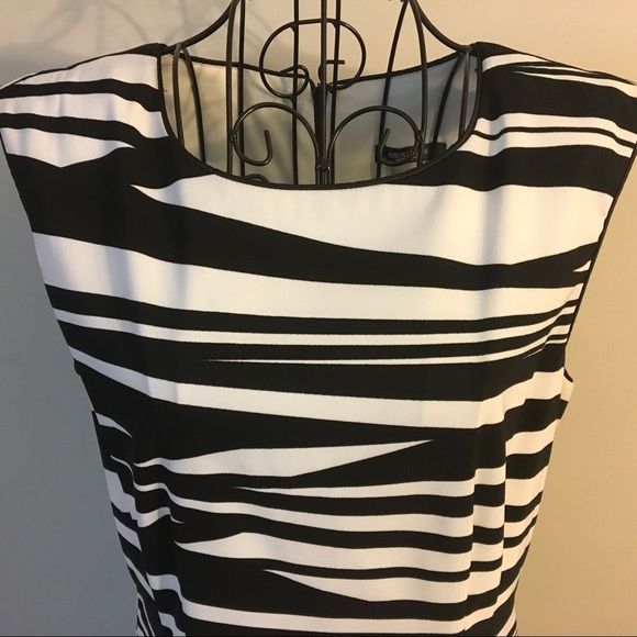 💋BISOU BISOU Black & White Dress💋 - Picture 4 of 4