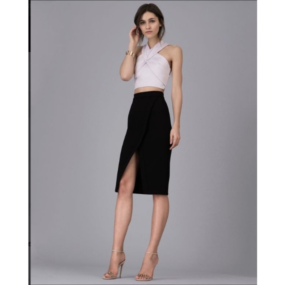 $375 NWT Nicholas lavender origami crop top