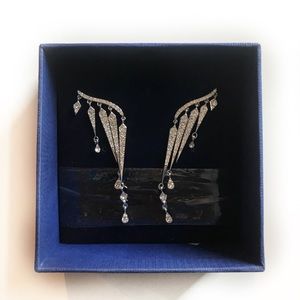 Swarovski Flame Pierced Earrings