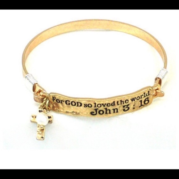 John 3:16 Stamp Bracelet - Picture 3 of 4