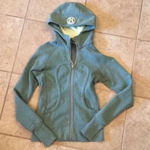 Lululemon Green Scuba Hoodie, Size 2