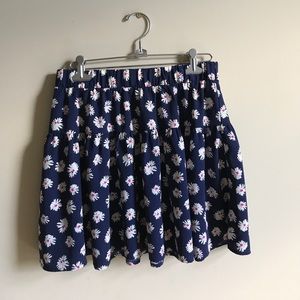fun flowered skirt