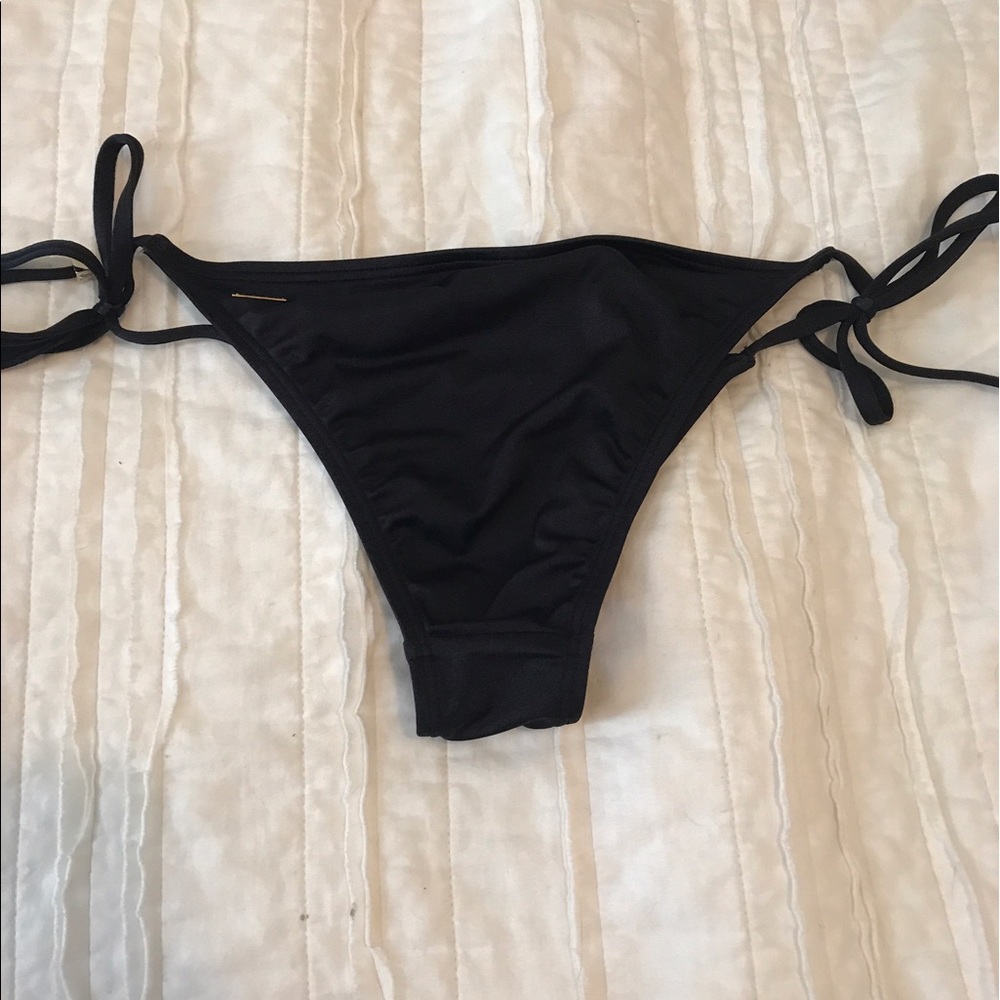 Victoria secret black swim bottoms size XS
