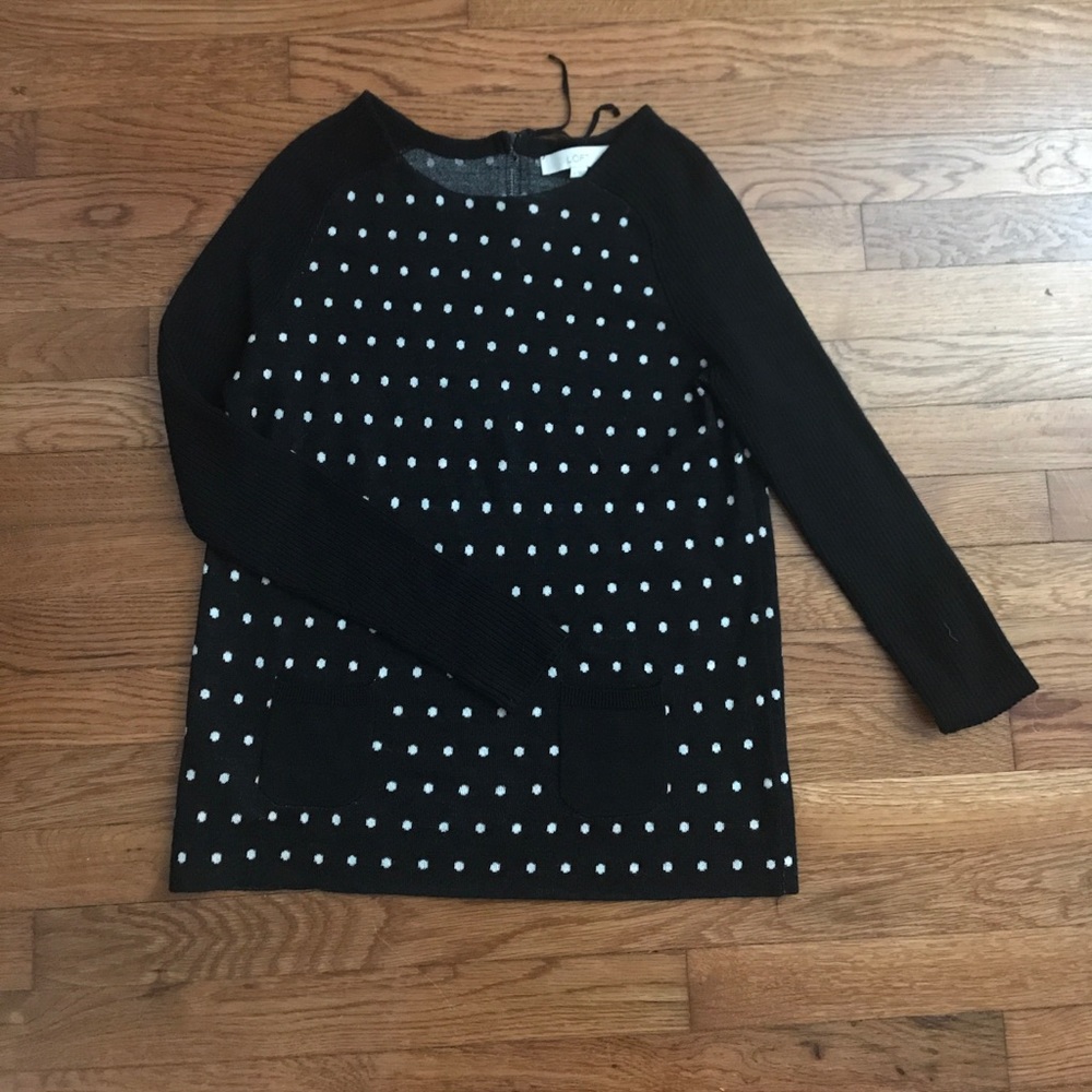 Medium Loft Polka Dot Sweater