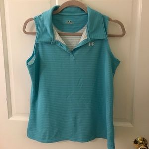 Under Armour sleeveless tennis polo
