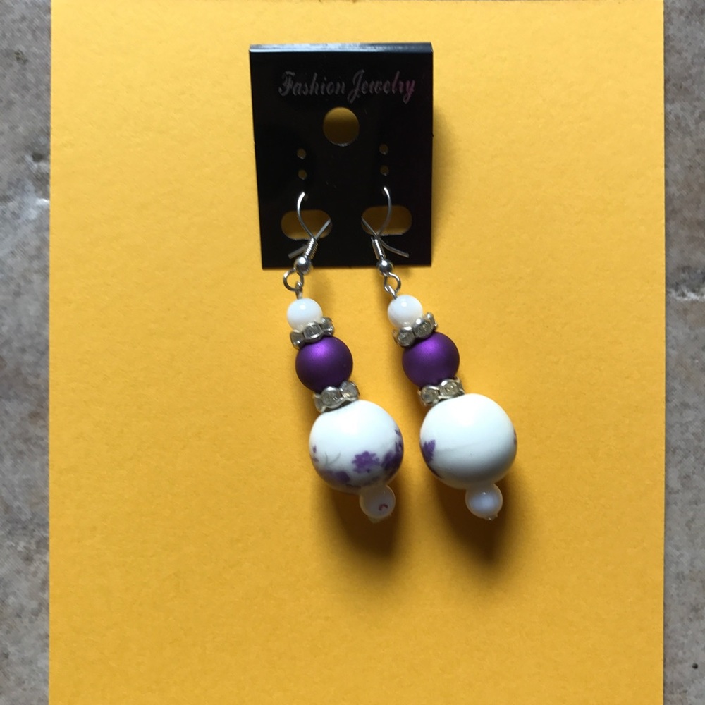 Fashion Jewelry, Earrings, Very Nice, Purple
