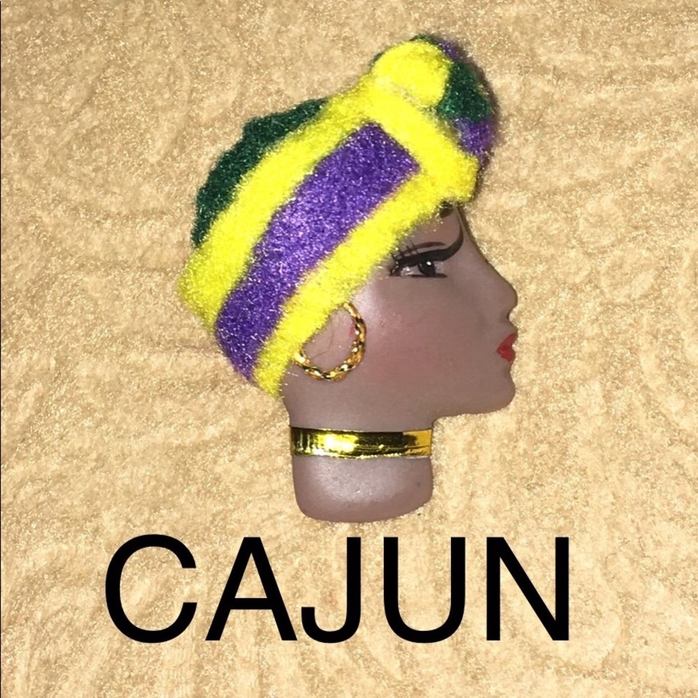 CAJUN, Nubian Lady Face Brooch/Pin