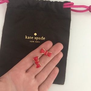 Kate Spade bow earrings