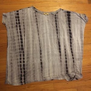 Gray Tie Dye Piko