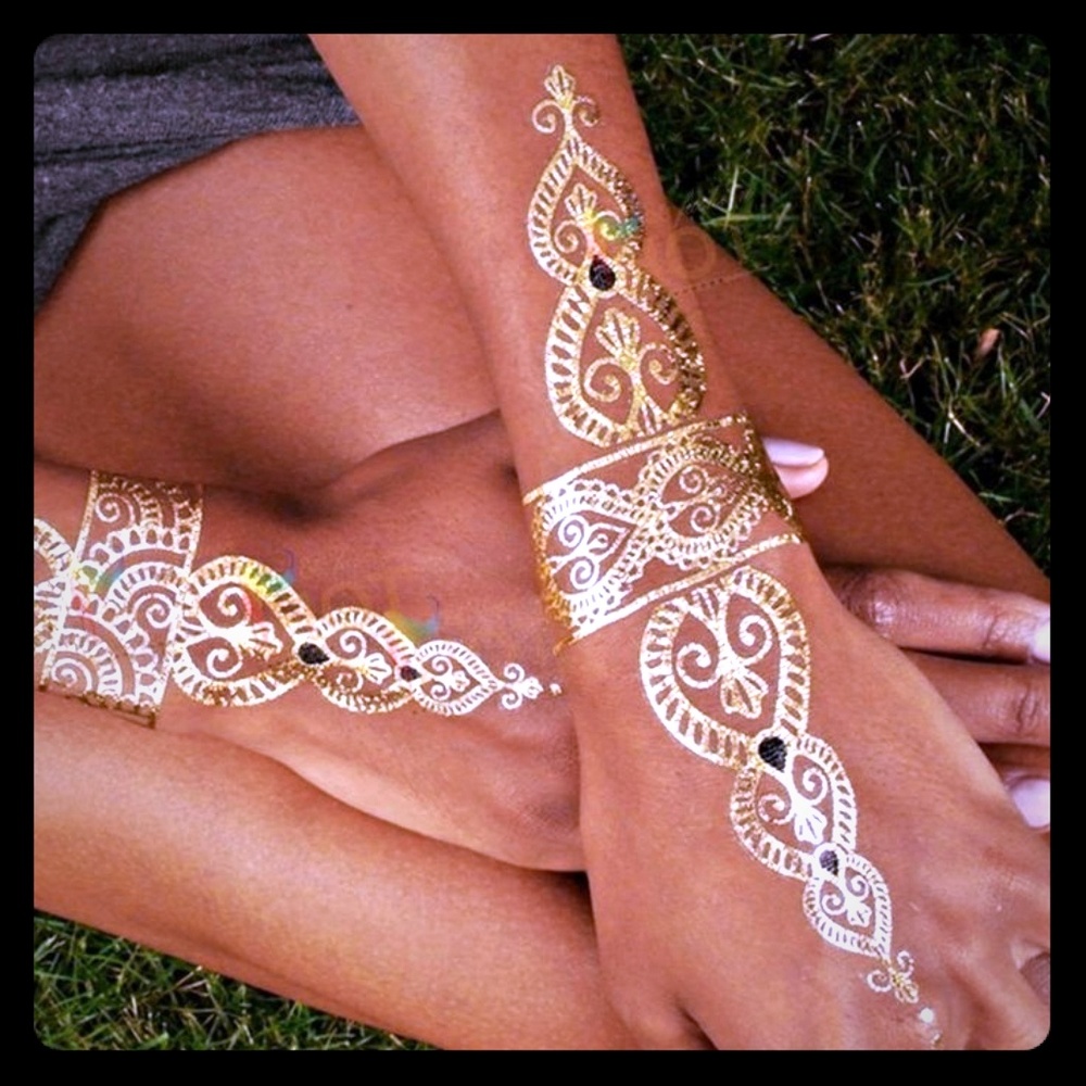🆕️METALLIC JEWELRY TATTOOS
