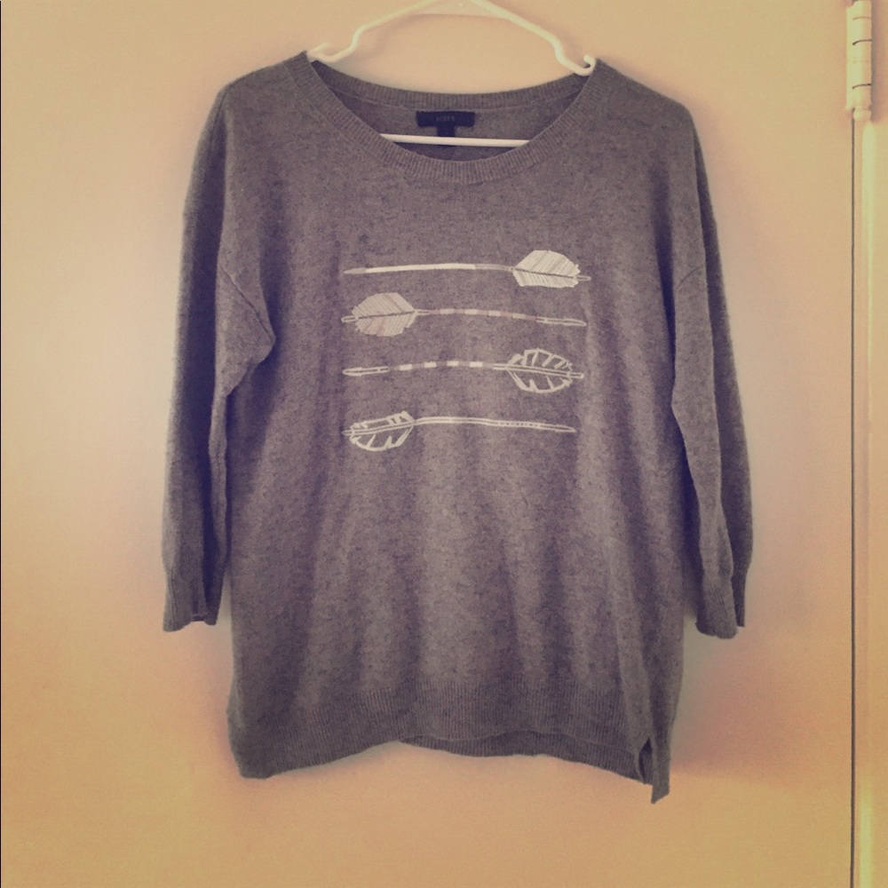 J. Crew 3/4 Sleeve Sweater