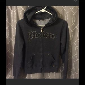 Hooters zip up hooded sweatshirt