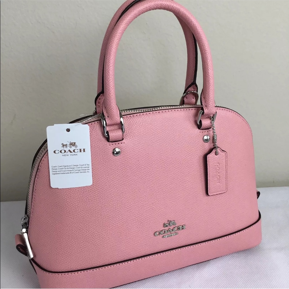 COACH Mini Sierra Satchel Purse Blush Pink NWT