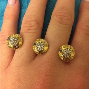 Adjustable Double Ring Gold