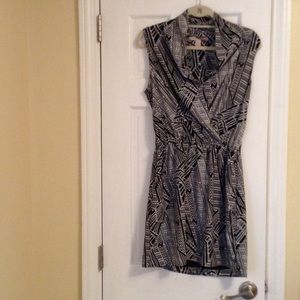 Black and white summer dress