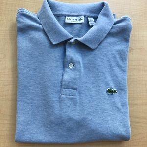 Men's Lacoste Polo, Light Blue. Size XXL classic