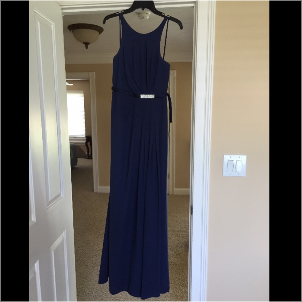 Navy bridesmaid dress