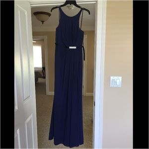 Navy bridesmaid dress