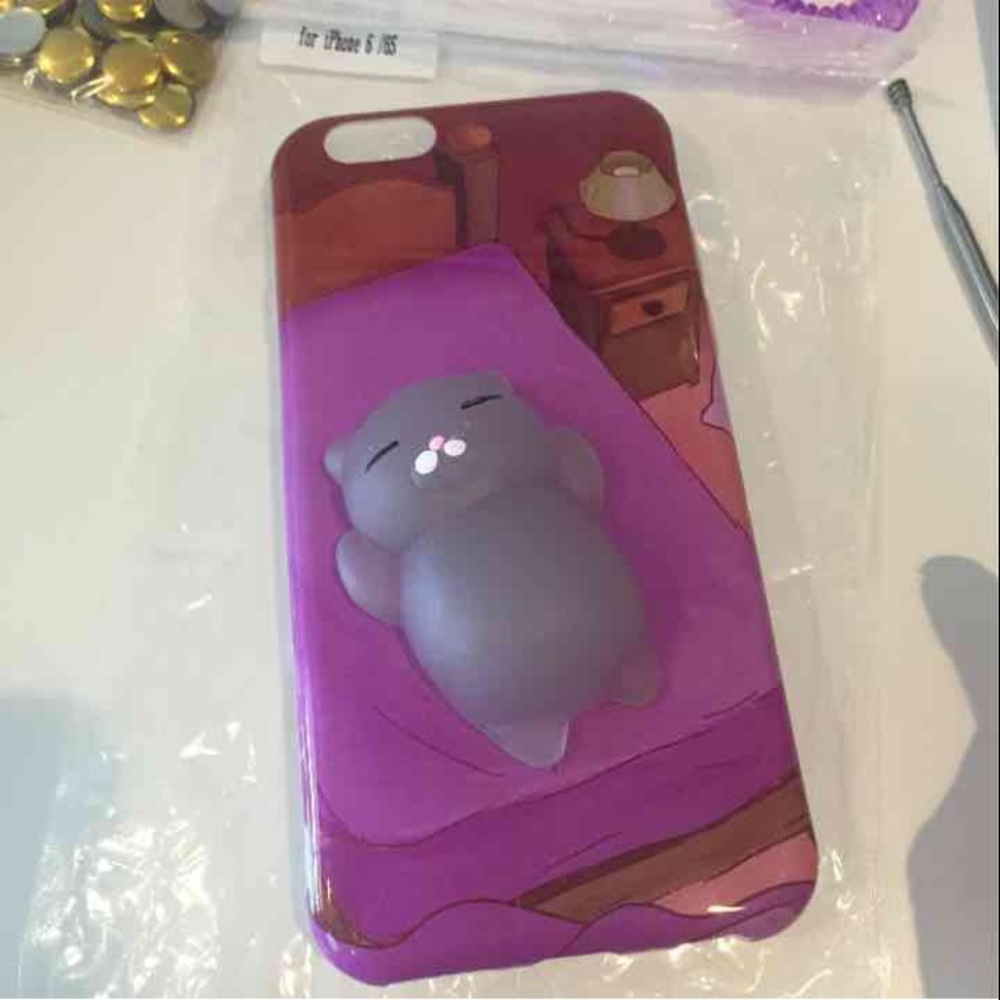 🚫SOLD🚫Squishy cat iPhone 6 case - Picture 1 of 2