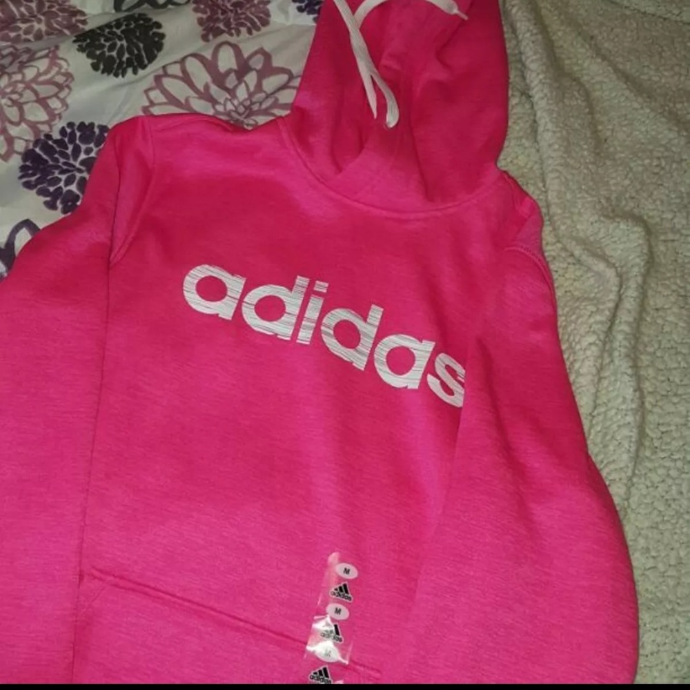 Pink Adidas  Hoodie