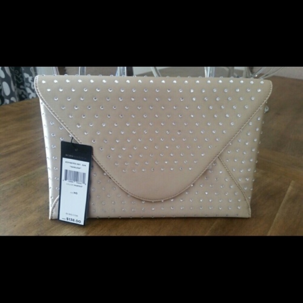 BCBG Maxazaria Rhinstone Studded Clutch