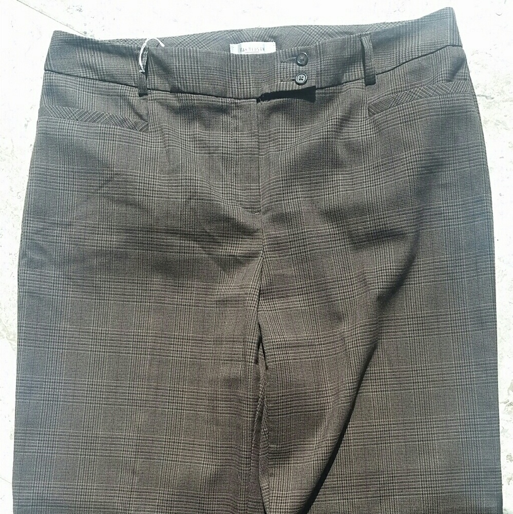 Van Heusen Brown Tweed Pants