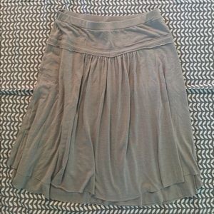 Gray Delia's jersey skirt