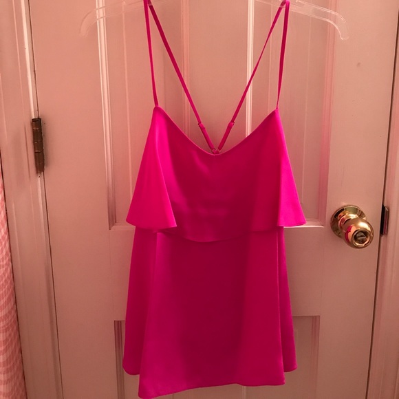 Lilly Pulitzer Hot Pink Dressy Cami - Picture 1 of 2