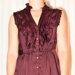 Maroon Tank/Blouse