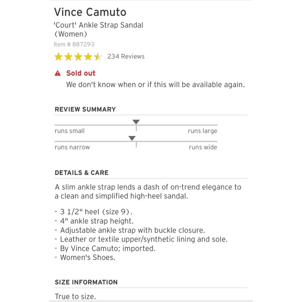 Vince Camuto heel - Picture 5 of 5
