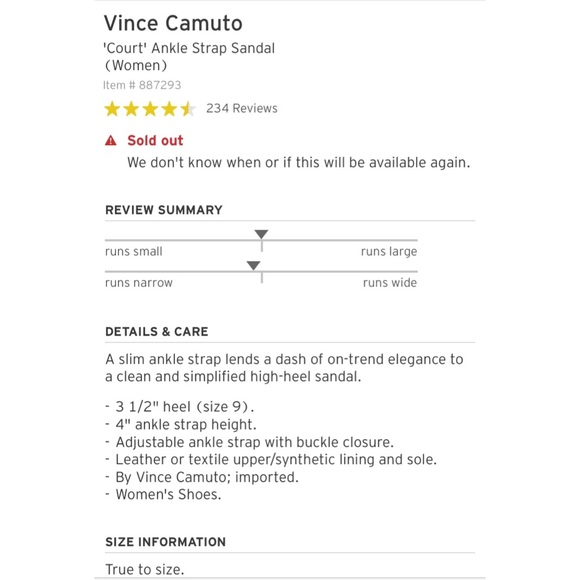 Vince Camuto heel - Picture 5 of 5