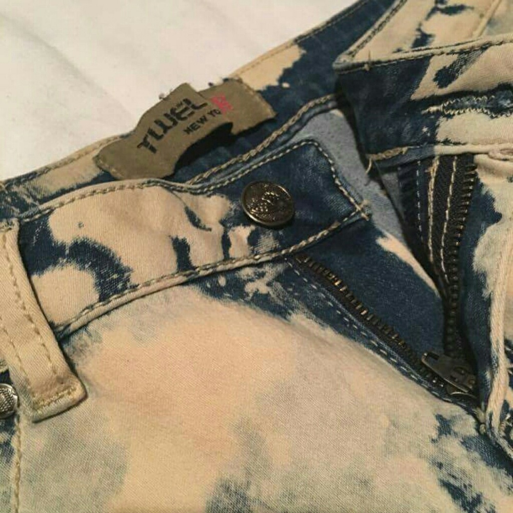 Stretchy multicolor skinny jeans