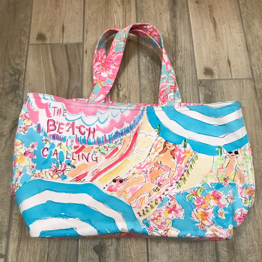 Large Lilly Pulitzer beach bag FIRM PRICE