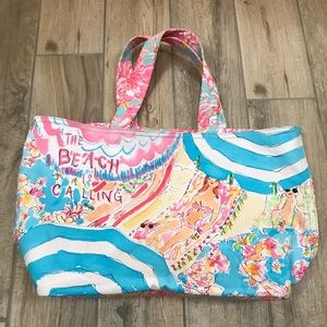 Large Lilly Pulitzer beach bag FIRM PRICE