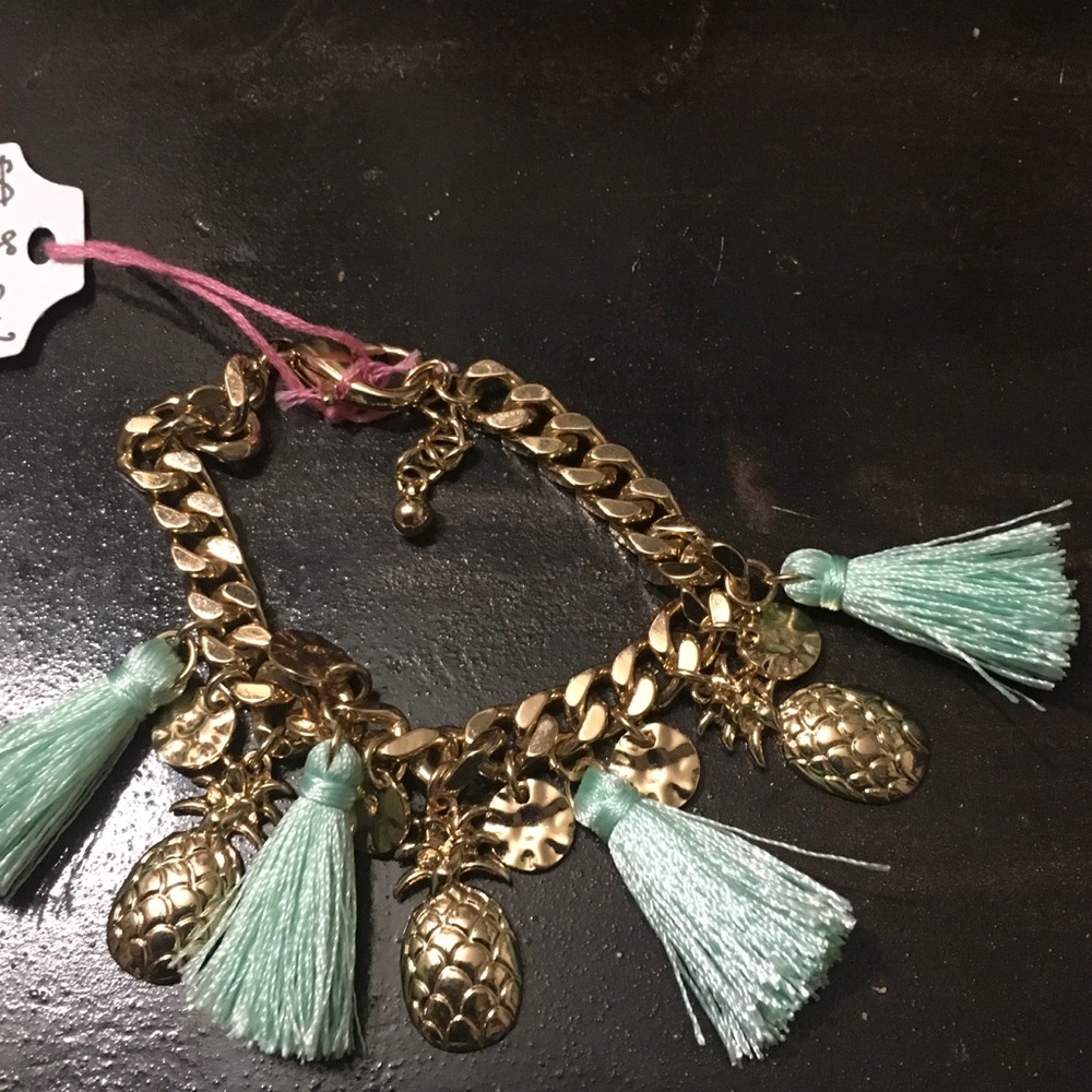 Pineapple tassel bracelet