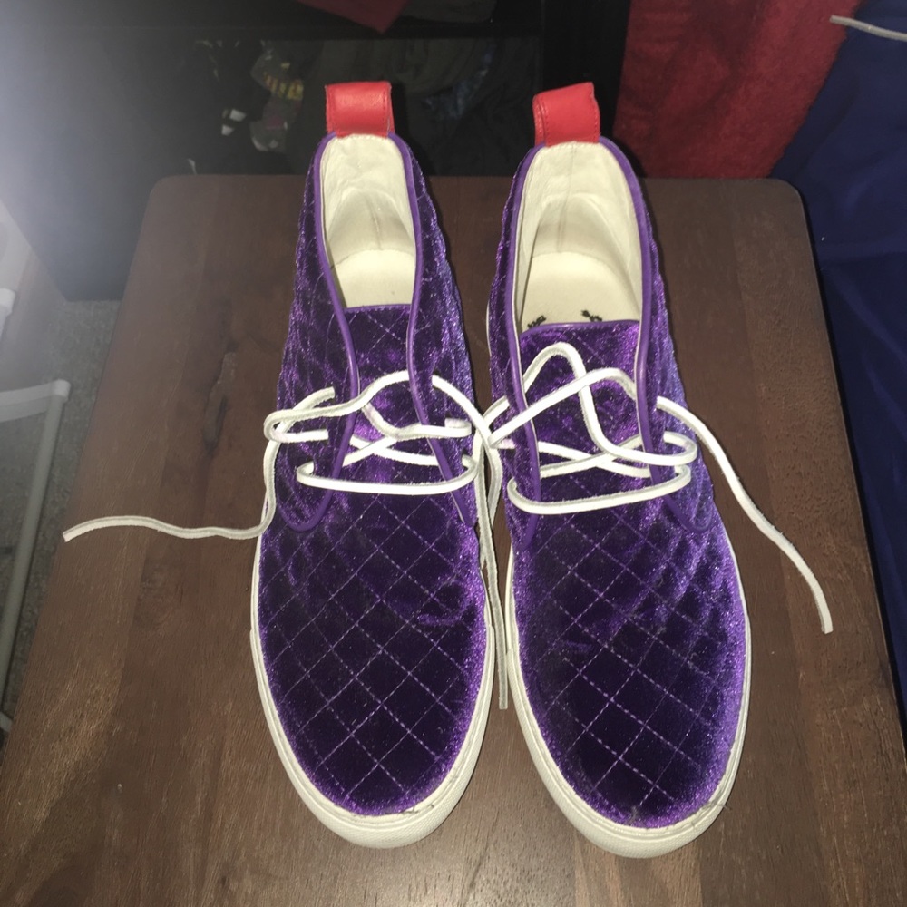 Del toro velvet purple chukka