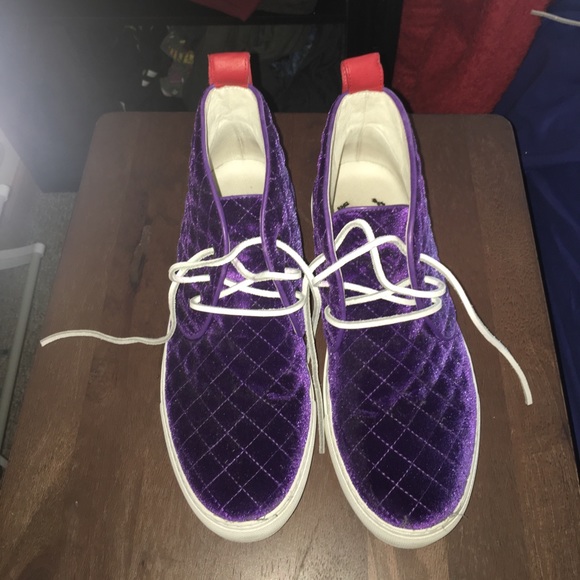 Del toro velvet purple chukka