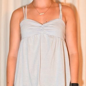 Seersucker Print Tank