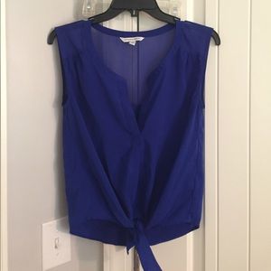Royal Blue Sleeveless Blouse