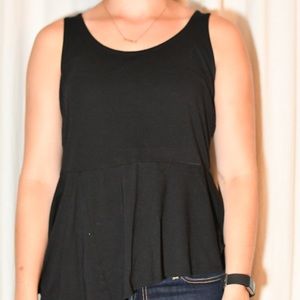 Black Peplum Top