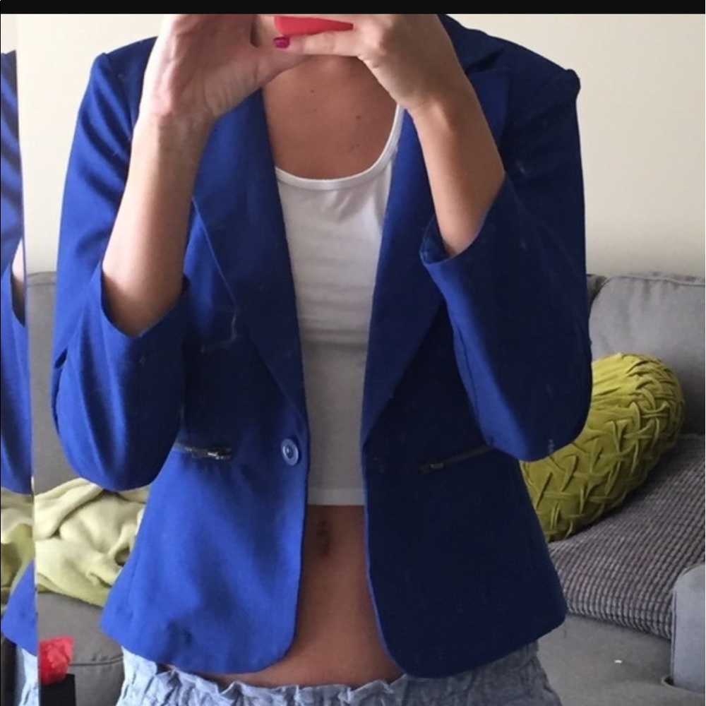 Material Girl Blue Blazer
