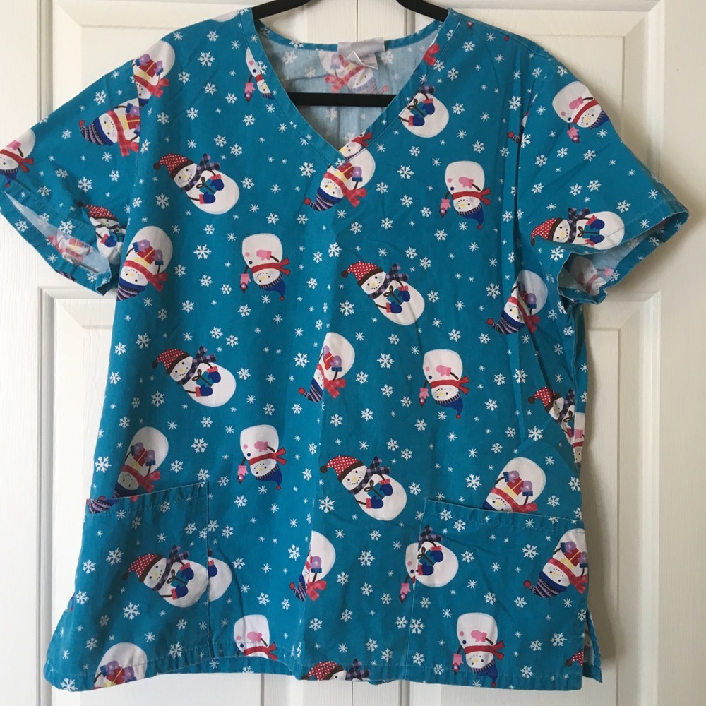 Snowman Scrub