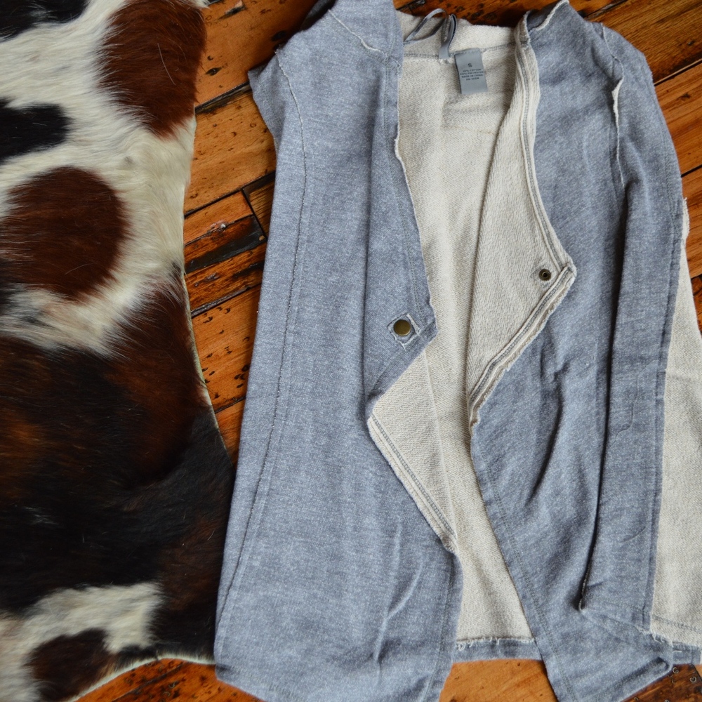 winter vest with hood!