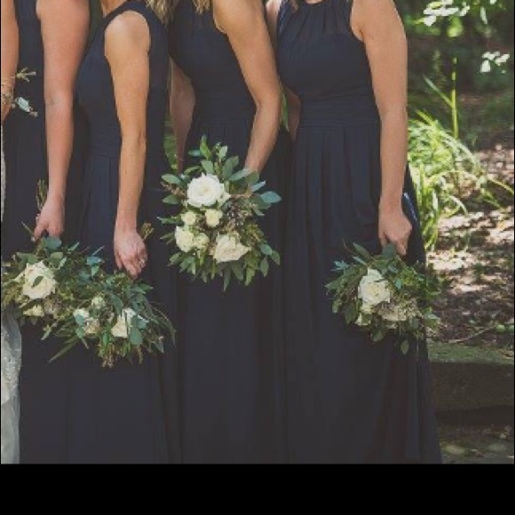Navy bridesmaid dress. - Picture 5 of 5