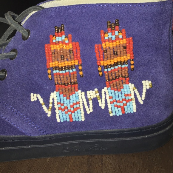 Del toro navy beaded chukka main image 4