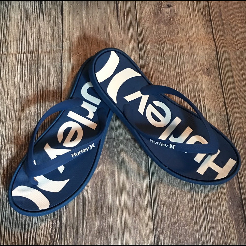Blue Flip Flops