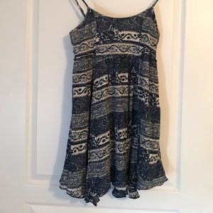 White and navy sundress