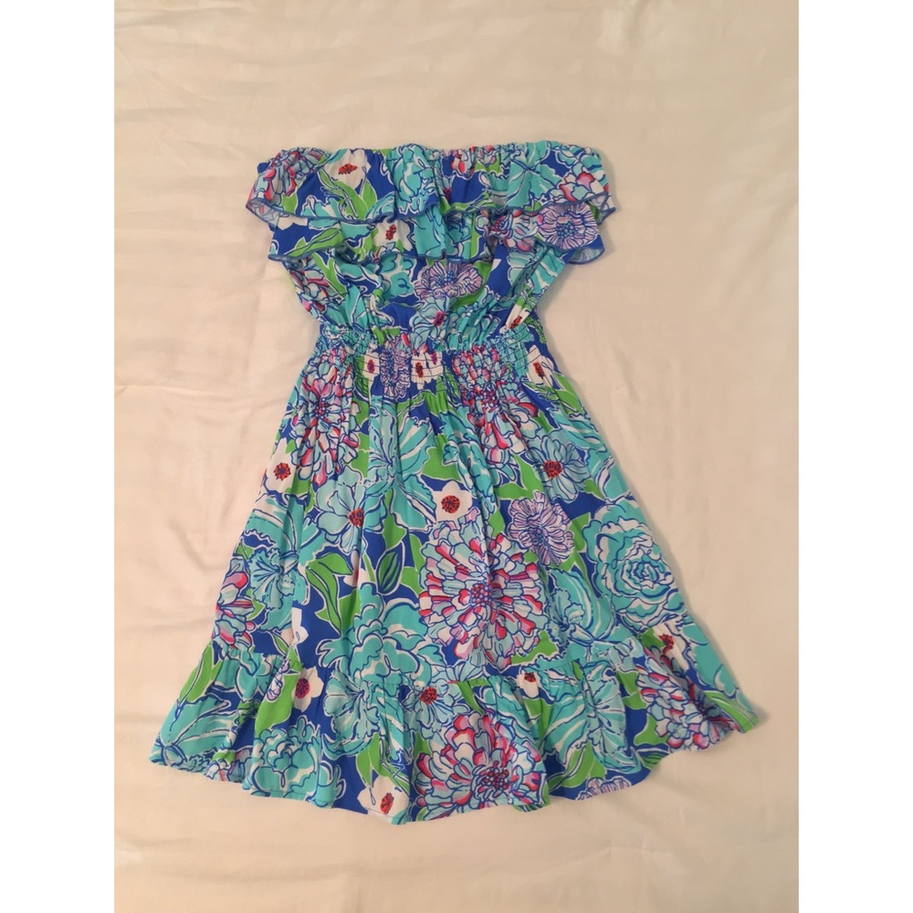 Lilly Pulitzer Strapless Floral Sundress