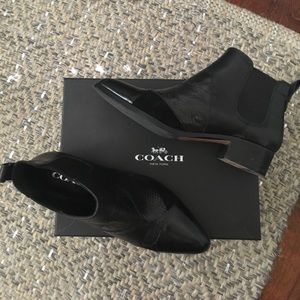 Coach Suffolk Patchwork Booties size 6.5